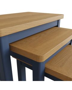 Essentials Nest Of 3 Tables in Blue
