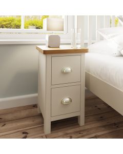 Essentials Small Bedside Cabinet  in Dove Grey