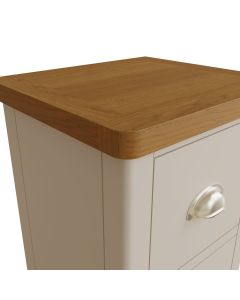 Essentials Small Bedside Cabinet  in Dove Grey