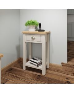 Essentials Telephone Table  in Dove Grey