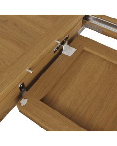 Essentials 1.6M Extending Table in Rustic Oak