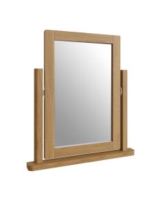 Essentials Trinket Mirror  in Rustic Oak