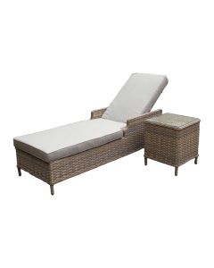 Wroxham Sunlounger And Side Table